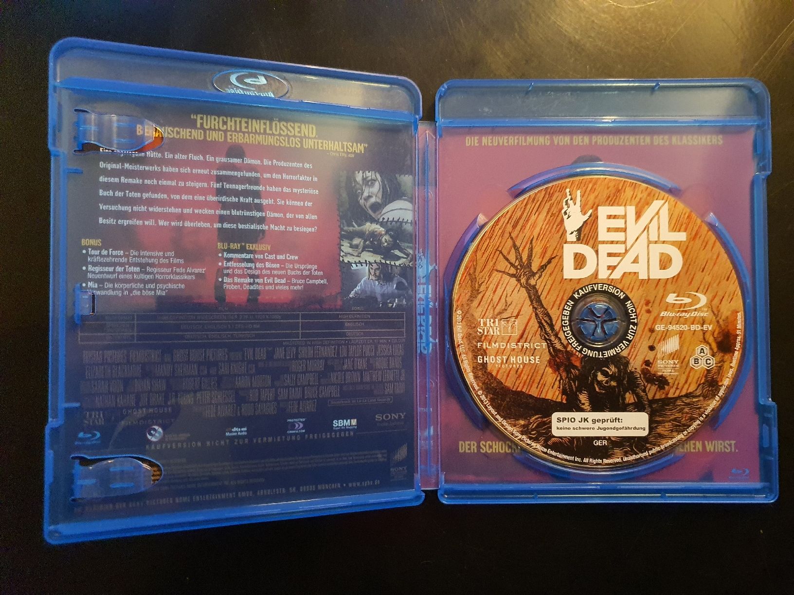 Tutti i DVDs: Evil Dead Blu-ray Disc, Horor – Usato da Zürich venduto da TimZurich1 2