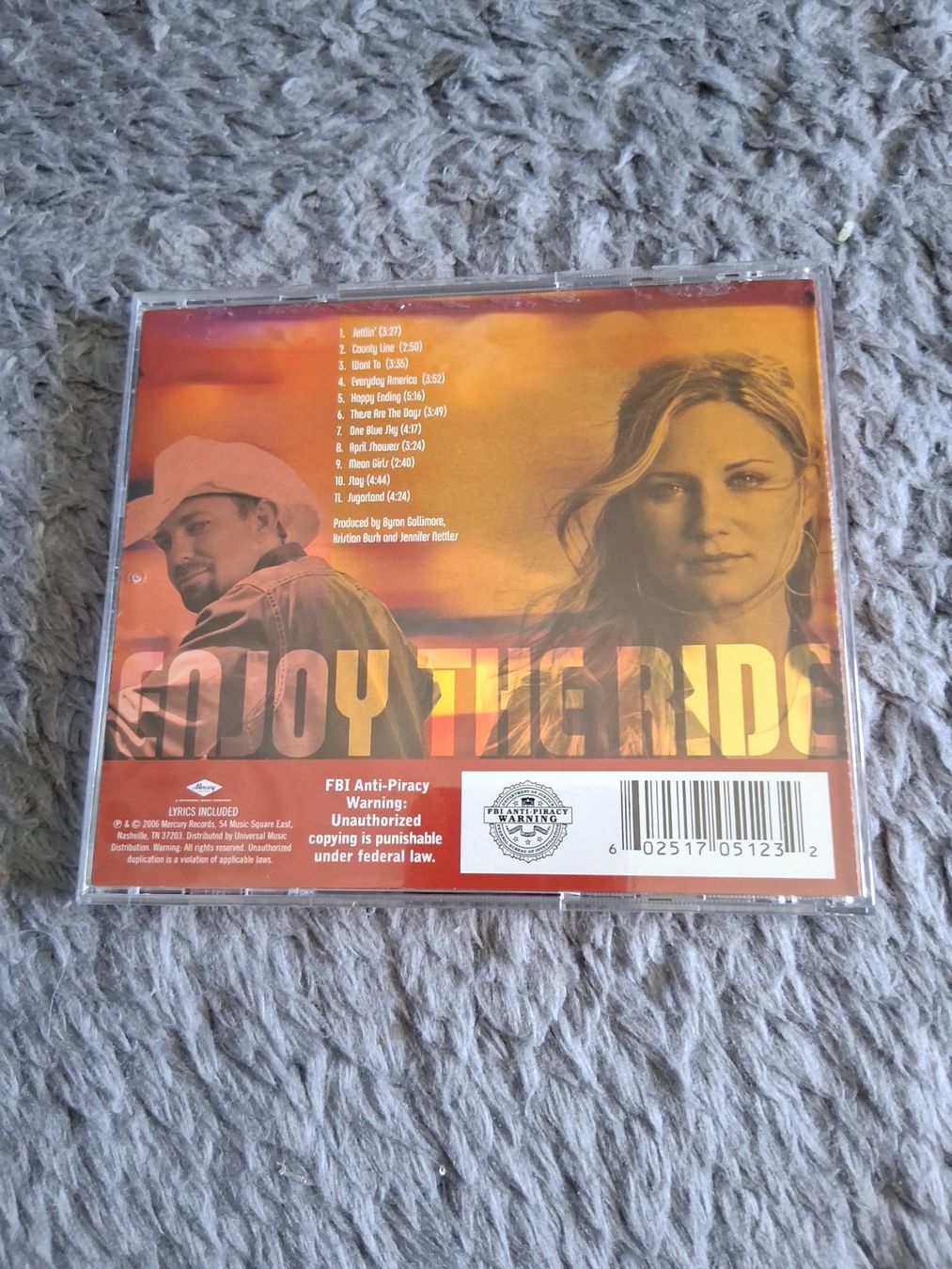 CD: SUGARLAND       ENJOY THE RIDE     CD – Usato da Wetzikon ZH venduto da Ramones01 1