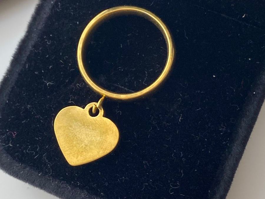 Anelli: 18KGP Goldene Herz Edelstahl Ring – Nuovo (secondo la descrizione) da Givisiez venduto da dor_xb9k 3