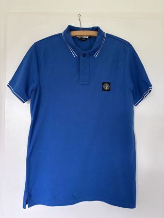 Stone Island Polo Shirt blau Grösse L, neuwertig