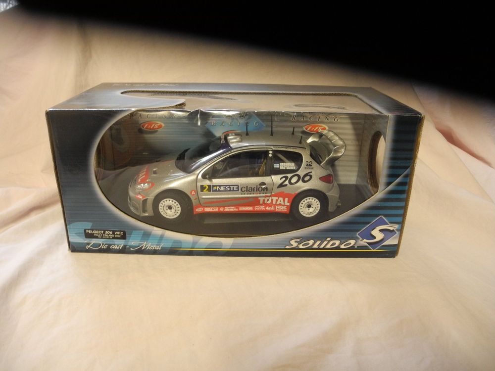 CAISSE EPAVE CARROSSERIE Peugeot 206 Wrc Rallye Solido 1 18 EUR 3,99 - FR