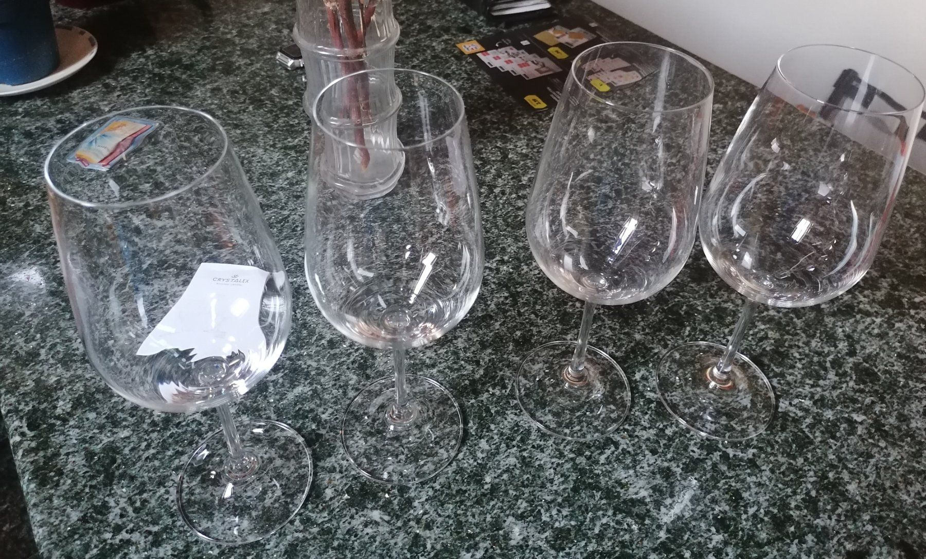 Gläser: 4 edle Rotweingläser ++Bohemia Crystal++ – Neu (gemäss Beschreibung) aus Aeugst am Albis von Stevens4 1