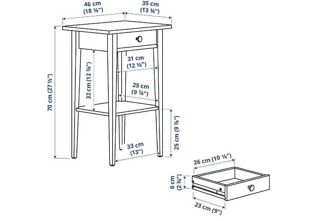 Comodini: Ikea Hemnes Ablagetisch – Usato da Dübendorf venduto da jha_m6nz 1