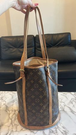 Louis Vuitton Bucket 27 GM Monogram Canvas