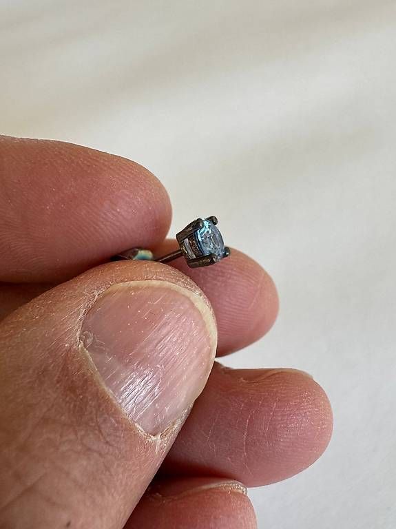 Boucles d'oreille: Thomas Sabo Ohrstecker, blauer Spinell – D'occasion à Gwatt (Thun) par Drphil 2