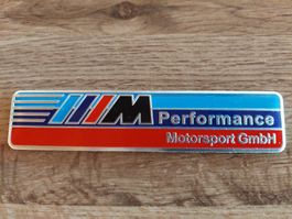 BMW  M - Performance Plakette, Schriftzug