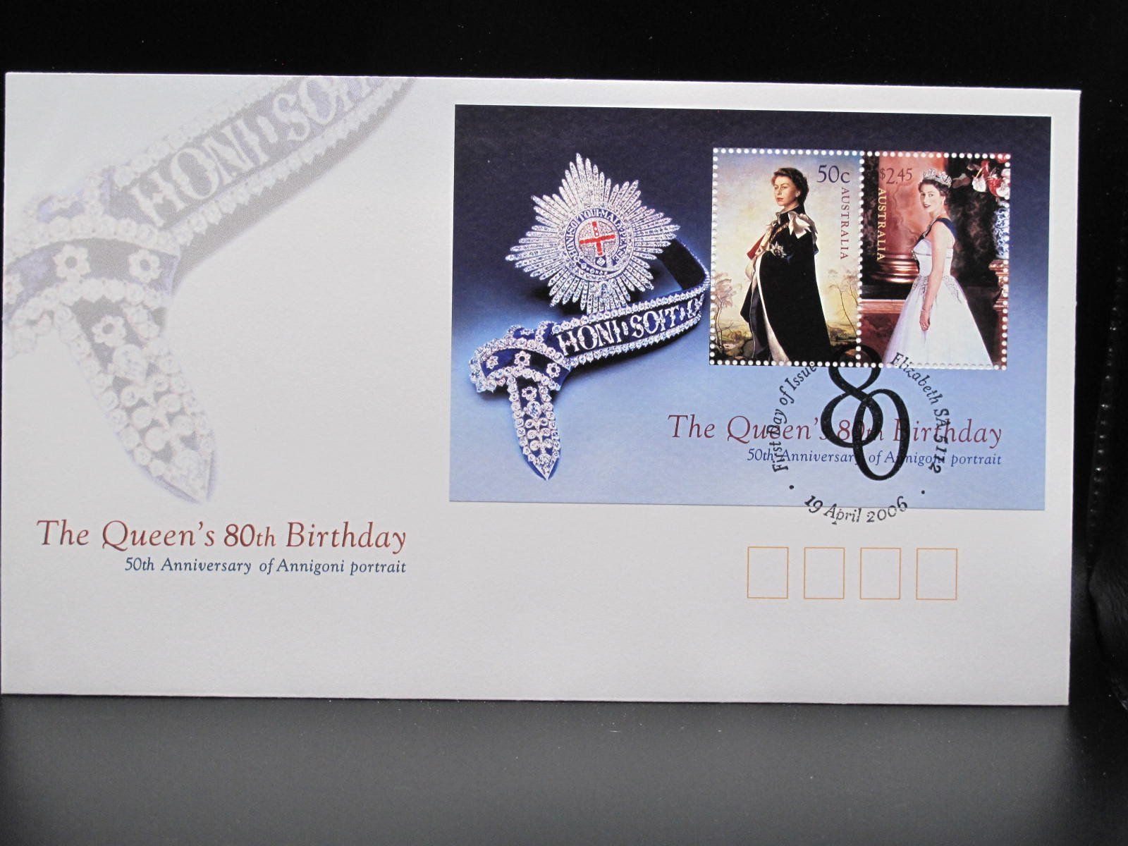 Tutti i francobolli: Australia 2006 Queens 80 Birthday FDC – Usato da Wil SG venduto da fva01