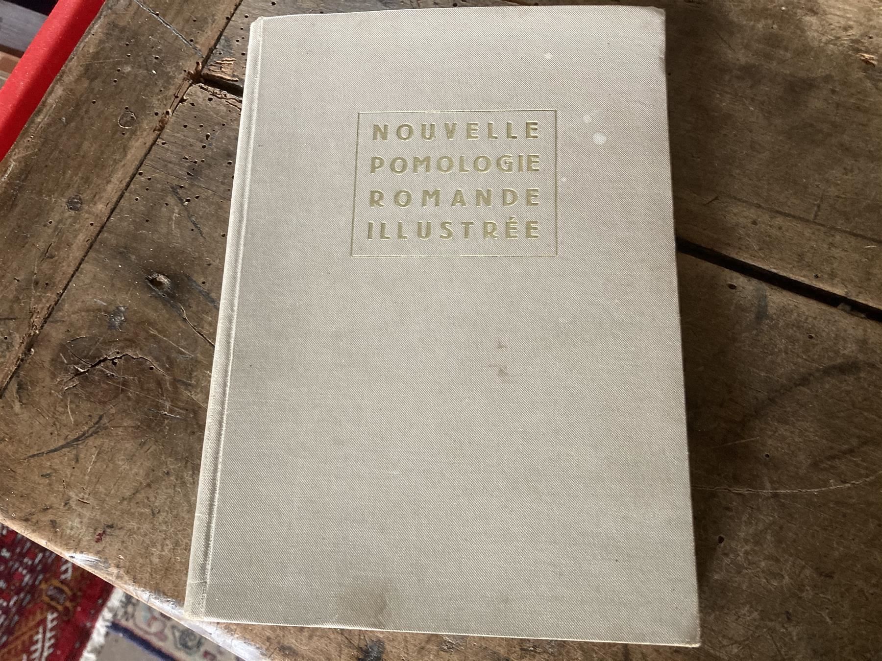 Libri: 1937 Nouvelle Pomologie romande illustré – Usato da Bern venduto da Jwpm66