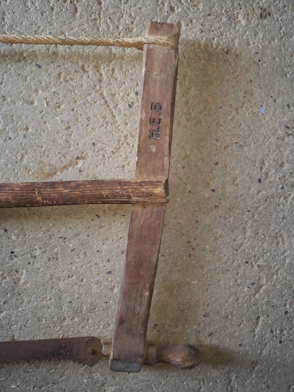 Seghe: Handsäge aus Holz (antik) – Usato da Eriswil venduto da corolla05 2