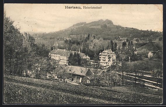 Cartoline postali: AK Herisau, Heinrichsbad, 1919 – Usato da Berlin venduto da bartko-reher