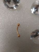 edelsthal augenbrauen piercing,vergoldet
