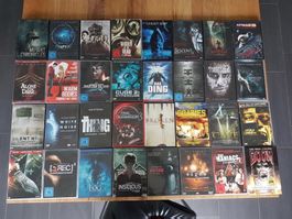 Horror diverse 51 Stück, blu-ray + DVD‘s