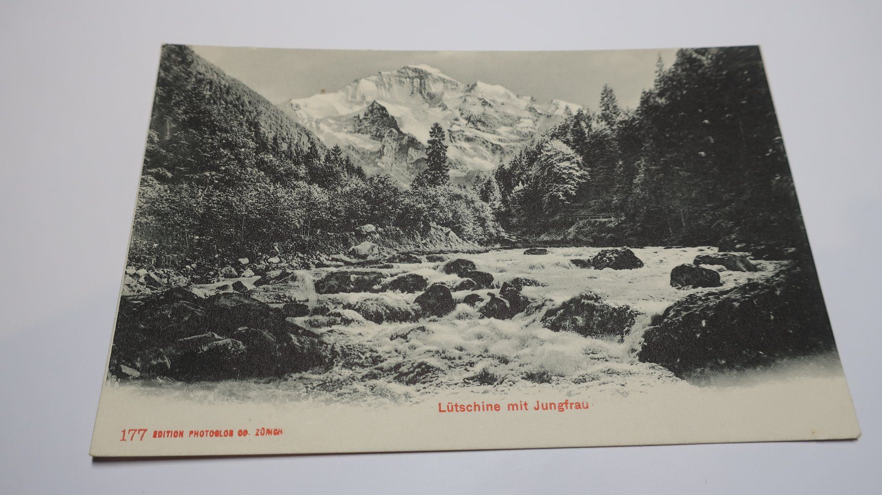 Cartoline postali: Lütschine mit Jungfrau N°177 – Usato da Cormoret venduto da Pascalll2001 1