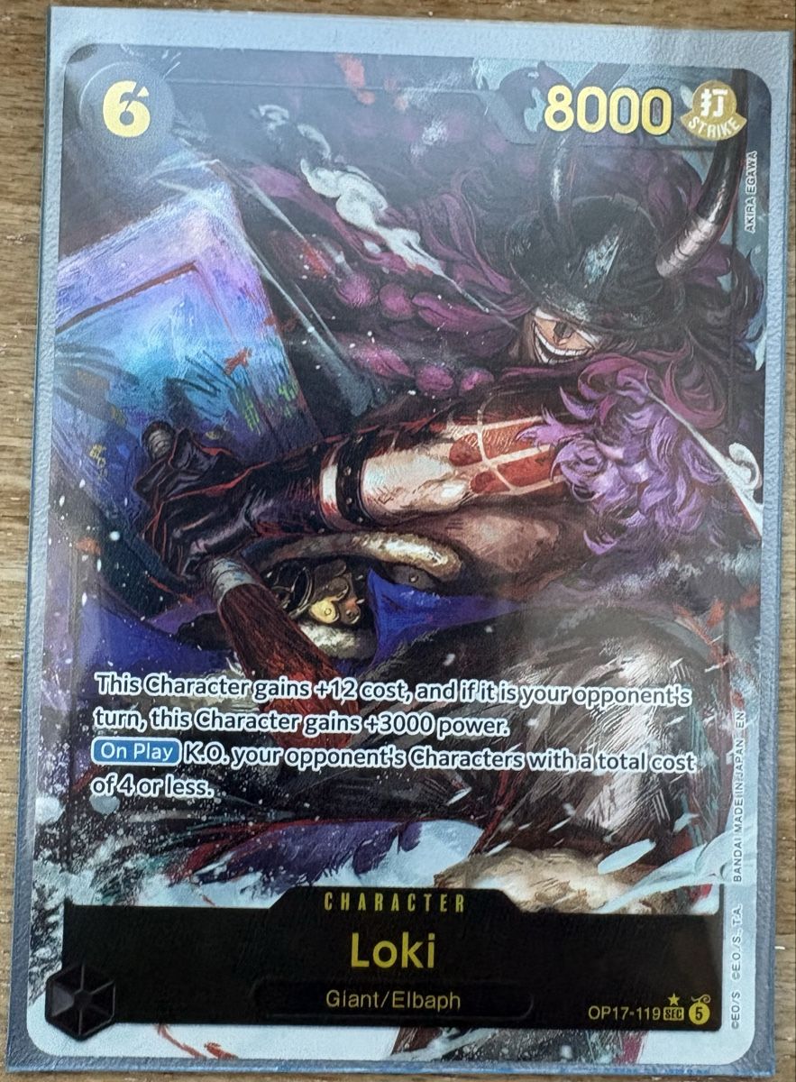 Bandai Carte collezionabili: One Piece OP17-119 Loki Alt – Nuovo (secondo la descrizione) da Colombier NE venduto da lur_8rt9