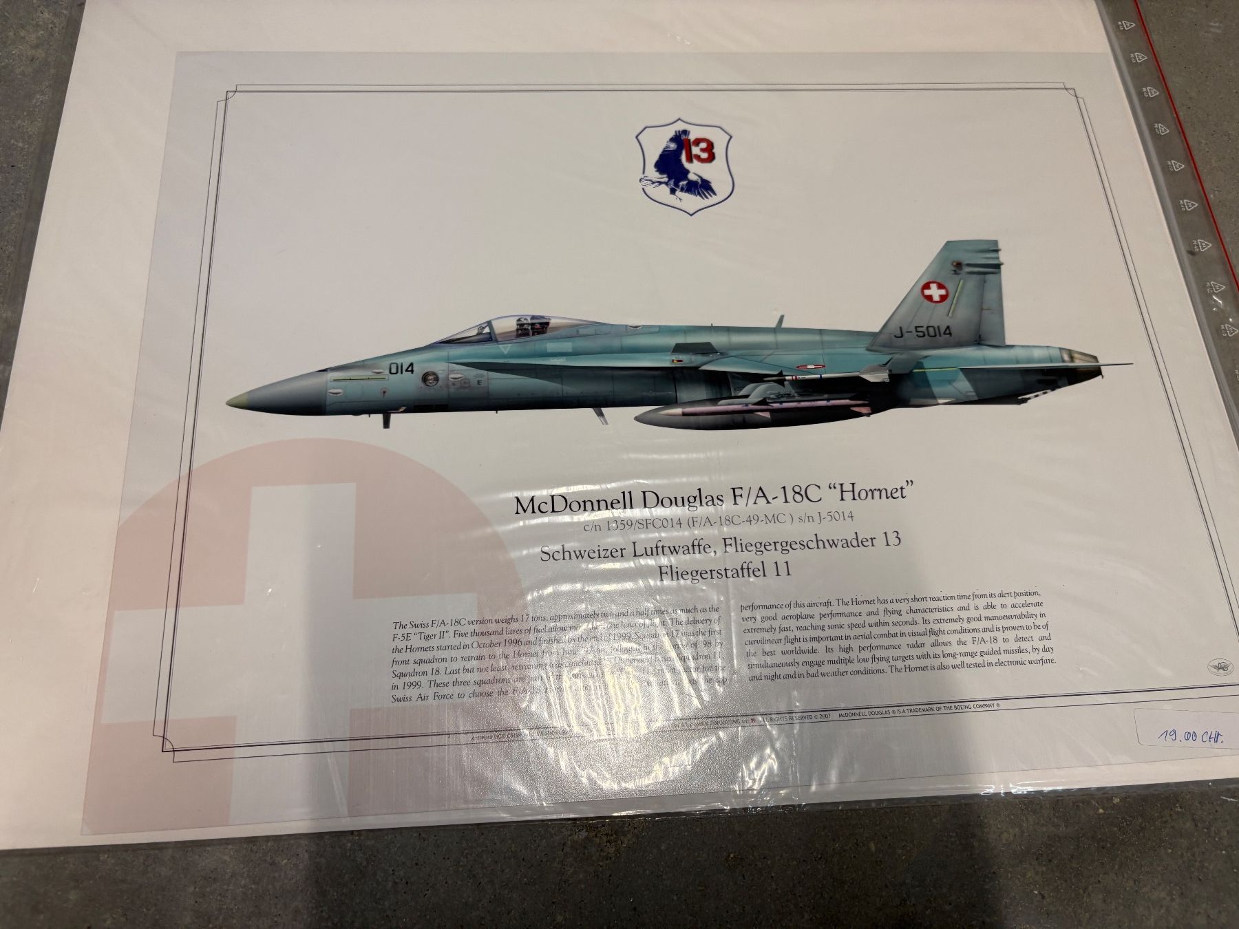 Modellbausätze & Standmodelle: SWISS F/A-18 PRINT – Gebraucht aus MÜHLEDORF/SO von tru_wsv8