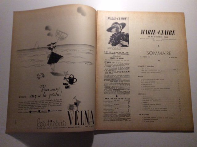 Riviste & Magazine: Marie-Claire Magazine - 1937 – Usato da Genève venduto da edelweiss1900 1