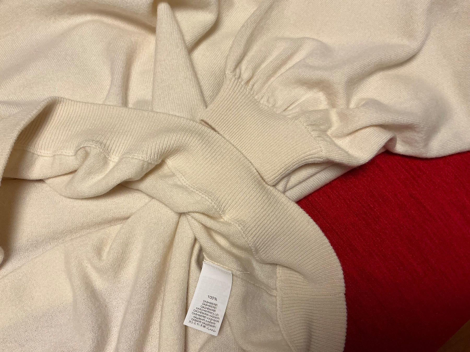 Brunello Cucinelli Maglioni & Felpe: Brunello Cucinelli Pullover light beige, 100% Cashmere, Gr.L – Nuovo (secondo la descrizione) da Winterthur venduto da romaschka 4