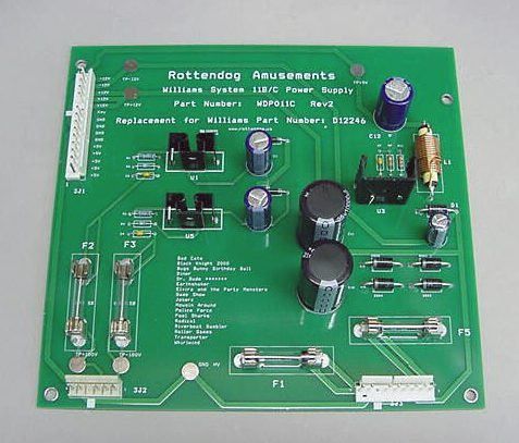 Flipper: WDP011C Netzplatine – Nuovo (secondo la descrizione) da Schalunen venduto da schwabspielautomaten