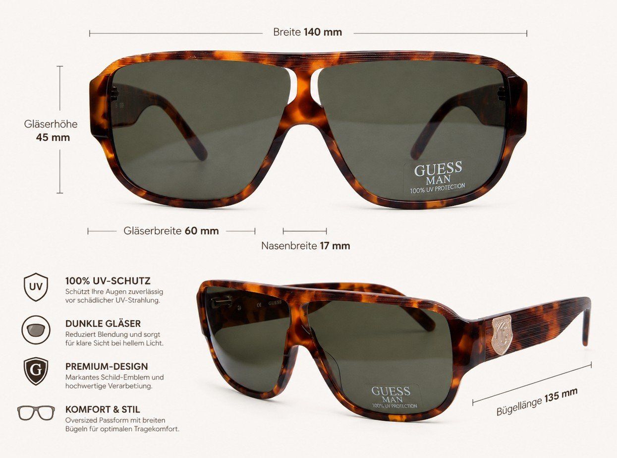 Brillen & Gläser: Guess Herren Sonnenbrille – Neu und originalverpackt aus Neerach von i-style24 1