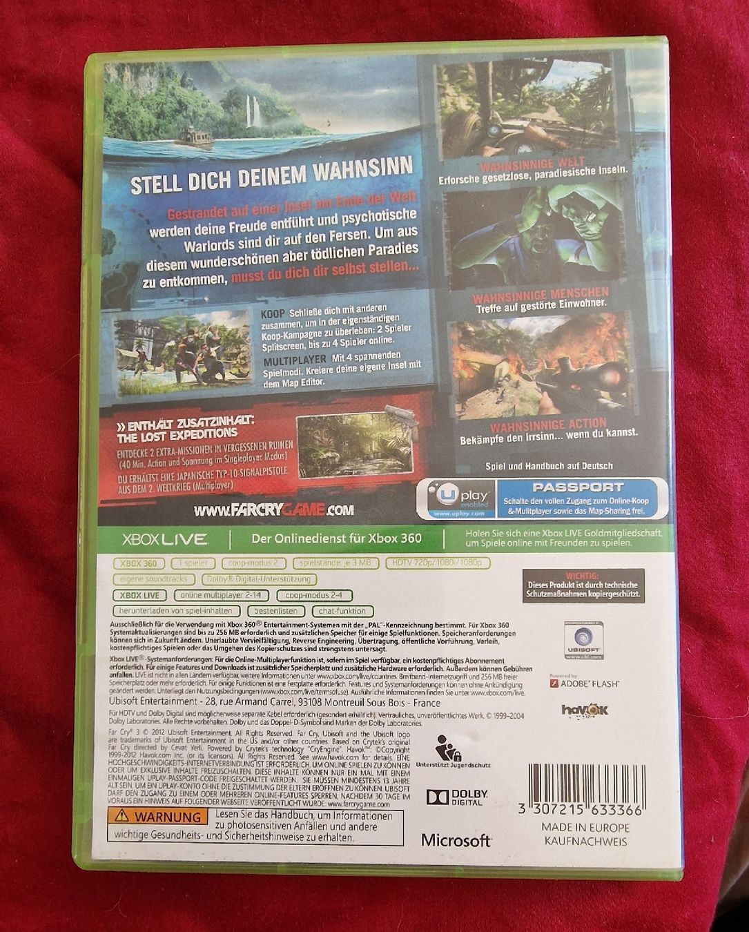 Microsoft Giochi: Xbox 360 Spiel: Far Cry 3 Limited Edition – Usato da Mauren venduto da Karnickel81 1