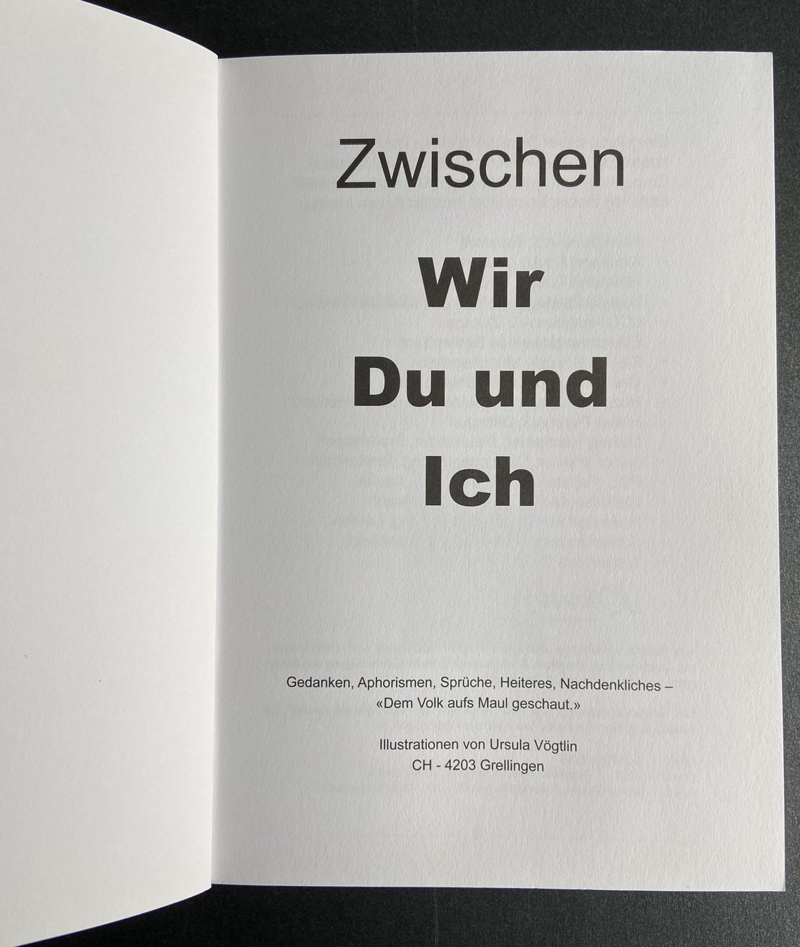 Libri: Buch "Zwischen Wir, Du & Ich" – Usato da Böckten venduto da Hansi36 1