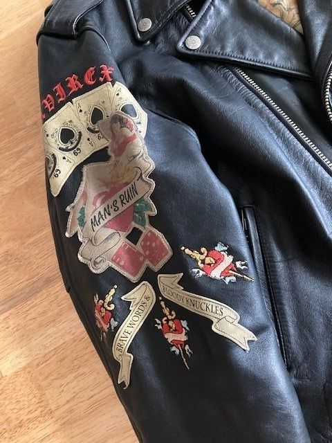 Avirex Giacche: Avirex Bikerjacke "The Tattooing by Percy Waters" XL – Usato da Affoltern am Albis venduto da premiumparts 1