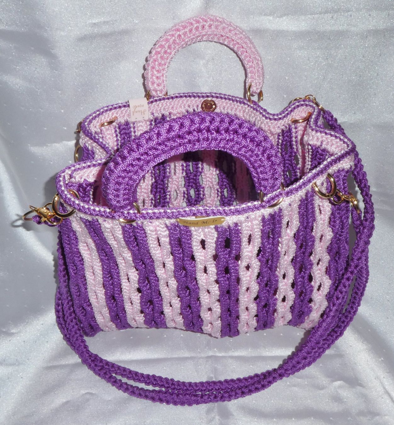 Borse da donna: Damen Tasche 2 Farben Violett /Rose. – Nuovo e nell'imballaggio originale da Siebnen venduto da Ra-la-ra-ol 2