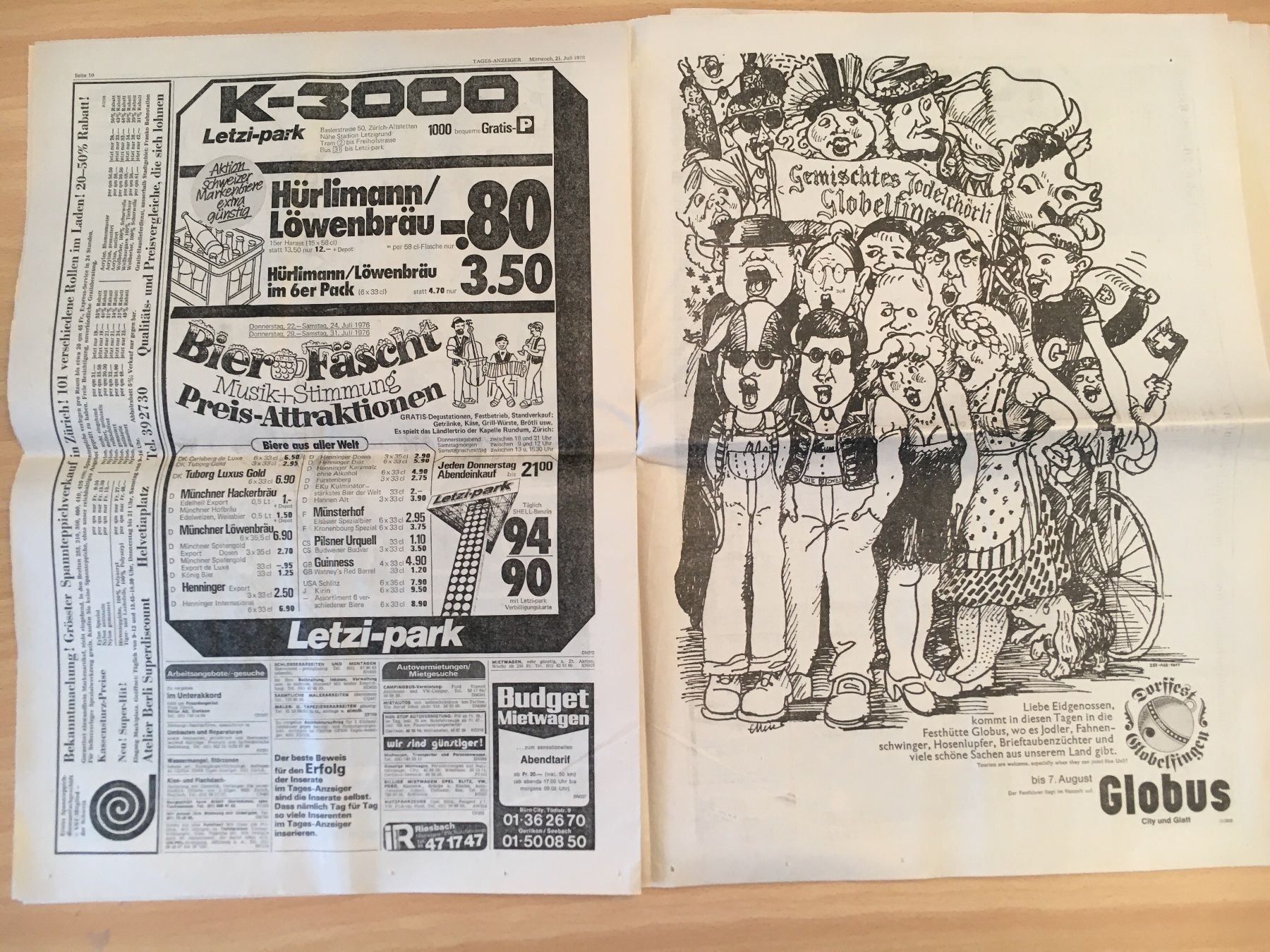 Zeitschriften & Magazine: Tagesanzeiger vom 21. Juli 1976 – Gebraucht aus Luzern von Jiggy_8898 3