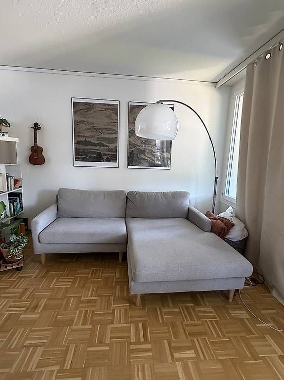 Divani: Ecksofa / Sofa mit Chaiselongue von SOFACOMPANY, hellgrau – Usato da Bremgarten b. Bern venduto da Sandy.s90