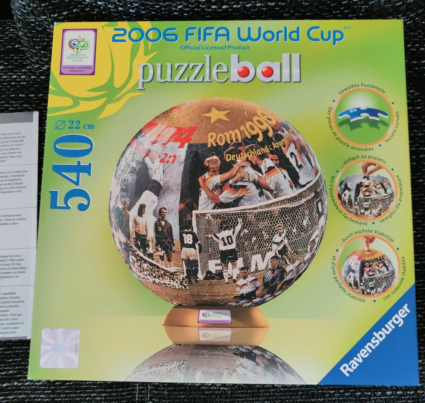 Ravensburger Puzzles: Fußball FIFA 2006 "Sommermärchen" Puzzle Ball – D'occasion à Zürich par tweetys78