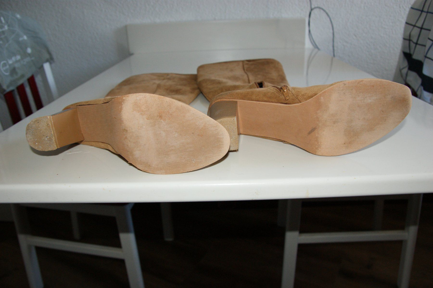 Damenschuhe: Bottes beige – Gebraucht aus Le Locle von travcowboy 1