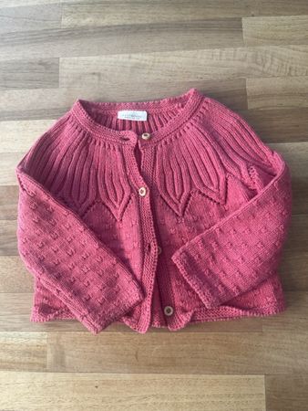 Strickjacke Rosa 6-9 Monate