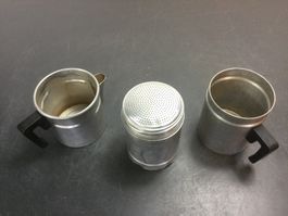 Gebrauchter Aluminium Kaffeekocher - Camping & Outdoor!
