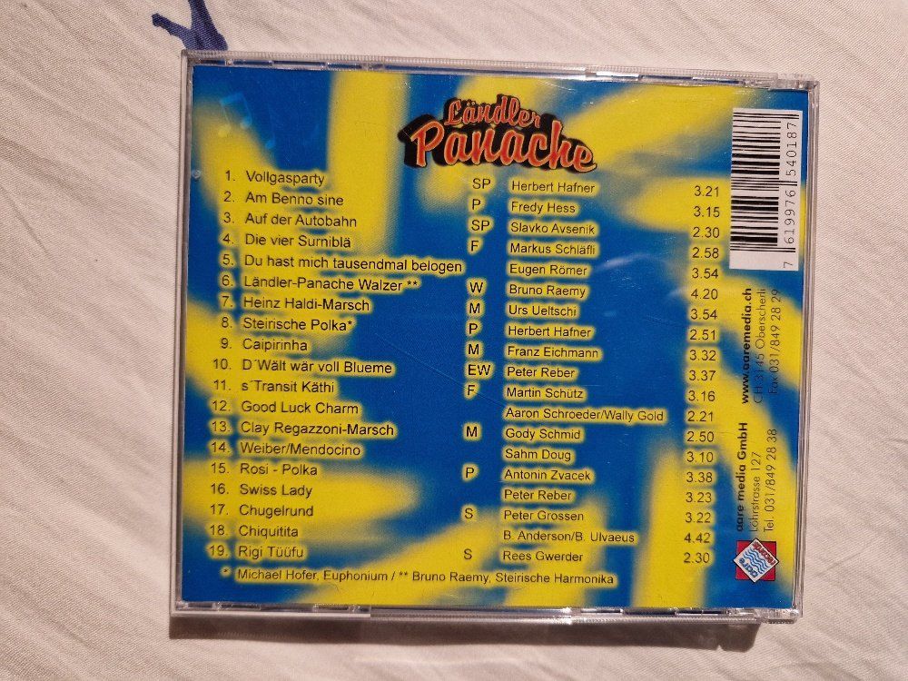 CD: Ländler Panache: Am Mische – Usato da Brittnau venduto da Zibu 1
