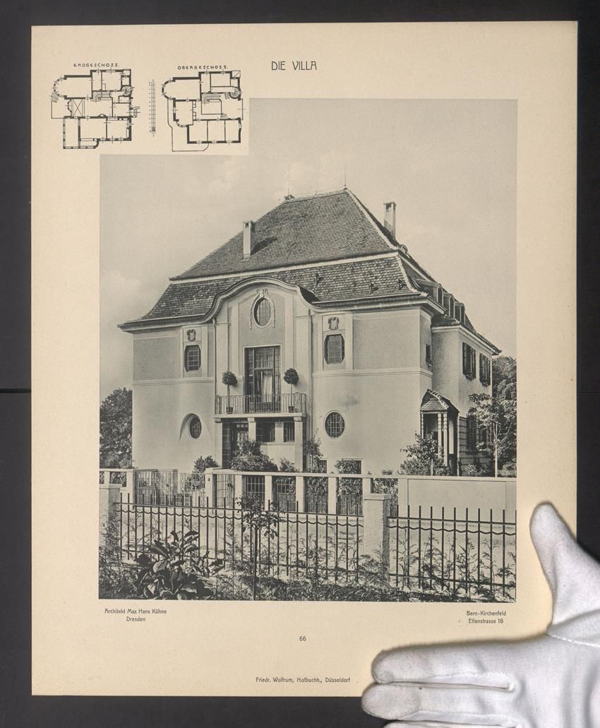 Fotografie & Manifesti: Fotografie Bern, Kirchenfeld, Villa Elfe – Usato da Berlin venduto da bartko-reher