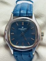 Montre Hamilton Geneve plaqué or, fonctionne, meqanique