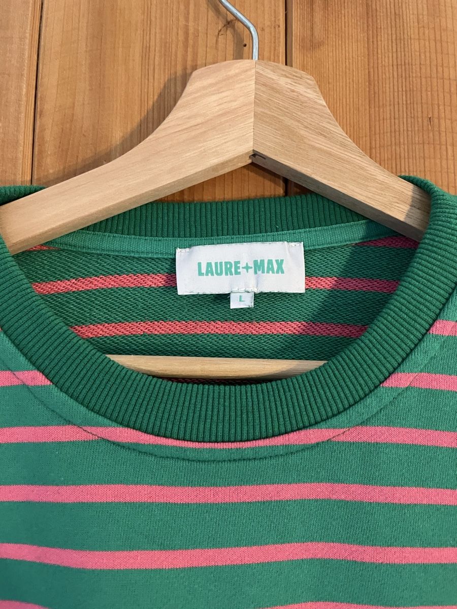 Maglioni & Felpe: LAURE+MAX Pullover gestreift Gruen/Pink L – Usato da Wabern venduto da soma.83 2