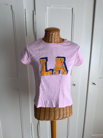 STRADIVARIUS - T-Shirt rosa Los Angeles L