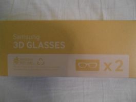2 3D-Fernsehbrillen Samsung - originalverpackt plus Zubehör