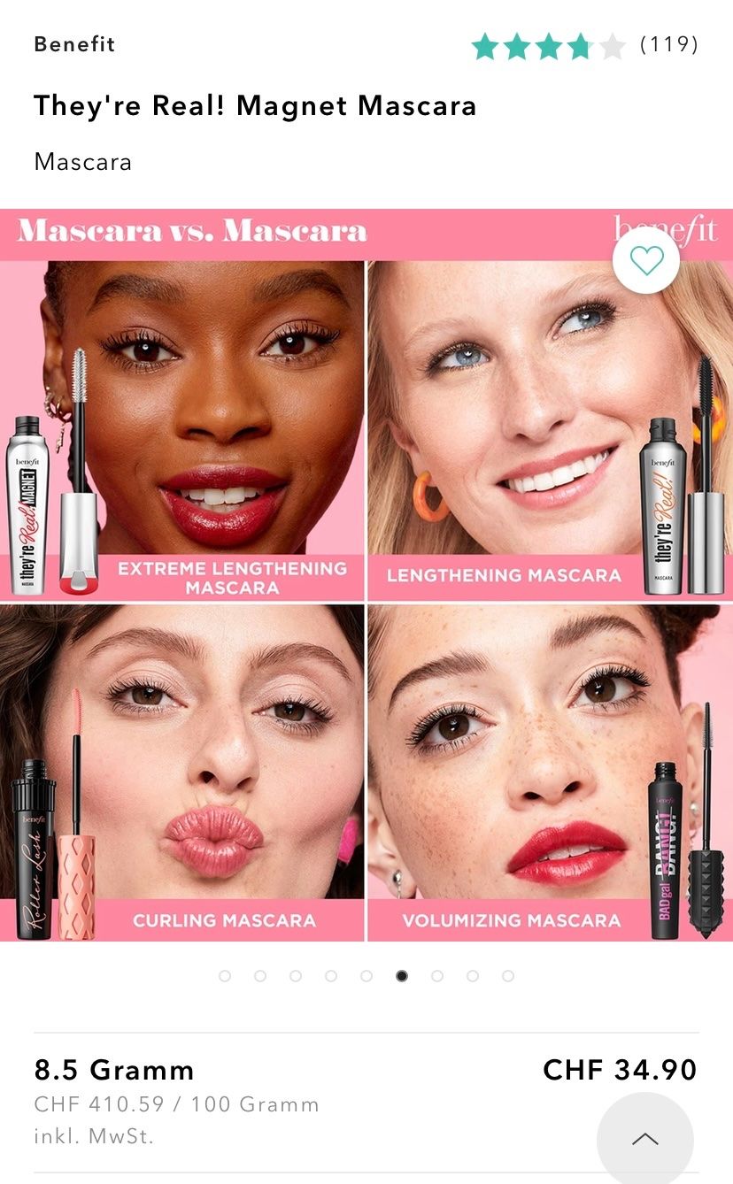 Make-up: benefit Roller Lash Mascara,Neu,Fullsize,Ladenpreis CHF36.90 – Neu und originalverpackt aus Zürich von deruja 6