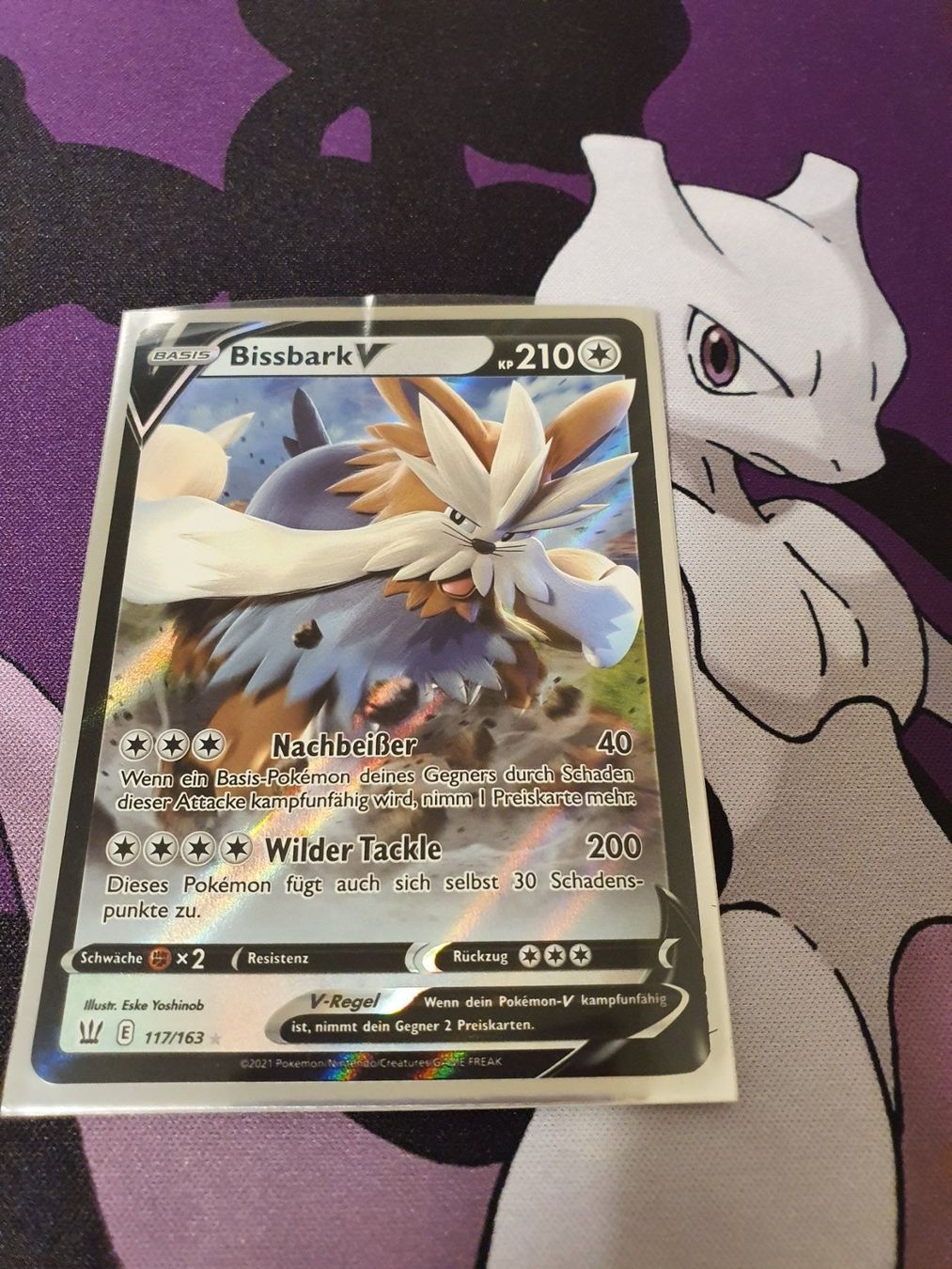 Pokémon Carte collezionabili: Bissbark V (BST 117) / Kampfstile – Nuovo (secondo la descrizione) da Bülach venduto da CherryBlu