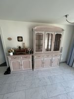 Italienische Komode und vitrinenschrank im vintage look