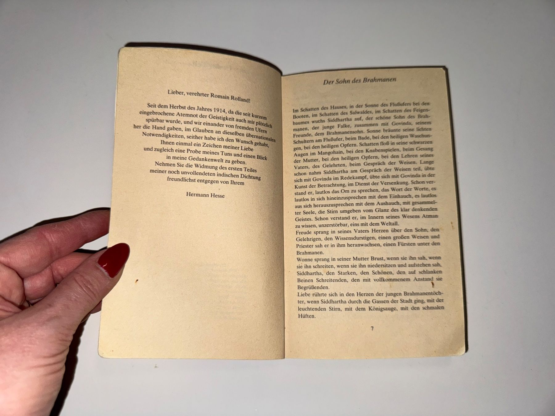 Libri: BUCH: Hermann Hesse, Siddhartha – Usato da Grosswangen venduto da Second_hand_paradise 4