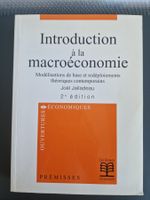 Livre Introduction à la macroéconomie Jalladeau 2e éd