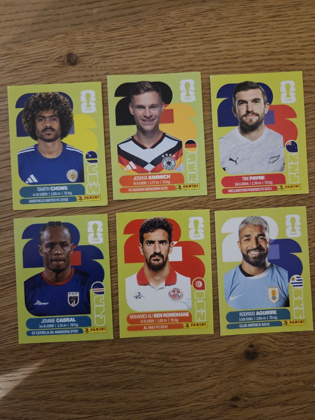 Panini Carte collezionabili: 6 Panini Bilder im guten Zustand – Usato da Pfäffikon SZ venduto da musi013