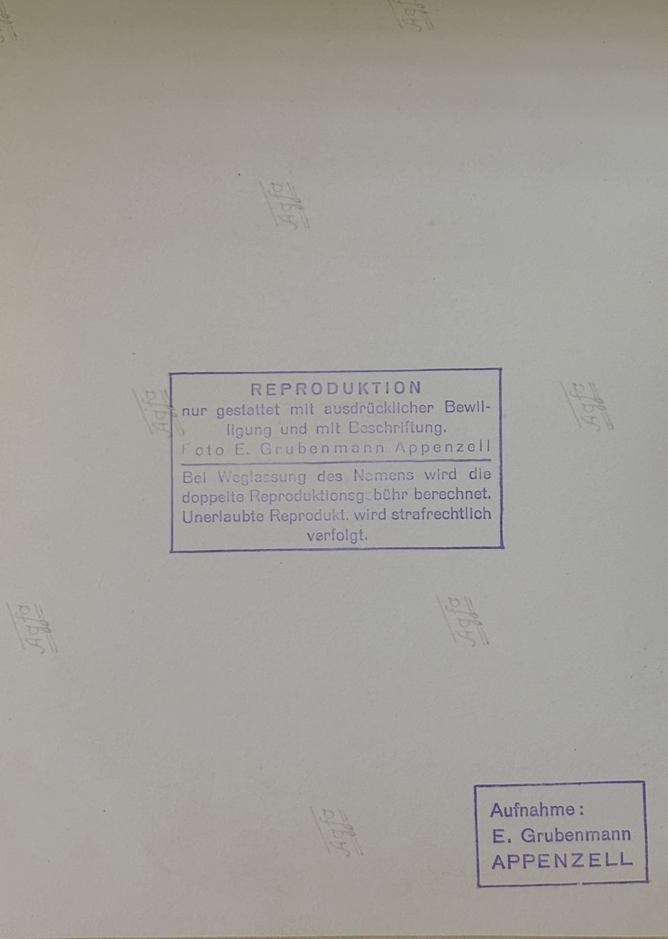 Cartes postales: Foto E. Grubenmann, Appenzell, 13 x 18 cm – D'occasion à Frauenfeld par Merk52 1