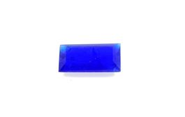 Hauyn 0,755 ct Baguetteschliff blau Afghanistan Sar-e-Sang