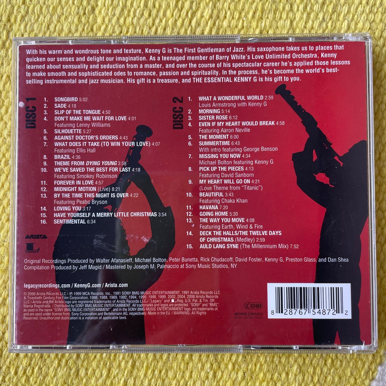 CD: KENNY G-2CD BEST OF/THE ESSENTIAL – Usato da Rorschacherberg venduto da CD-Roli 1