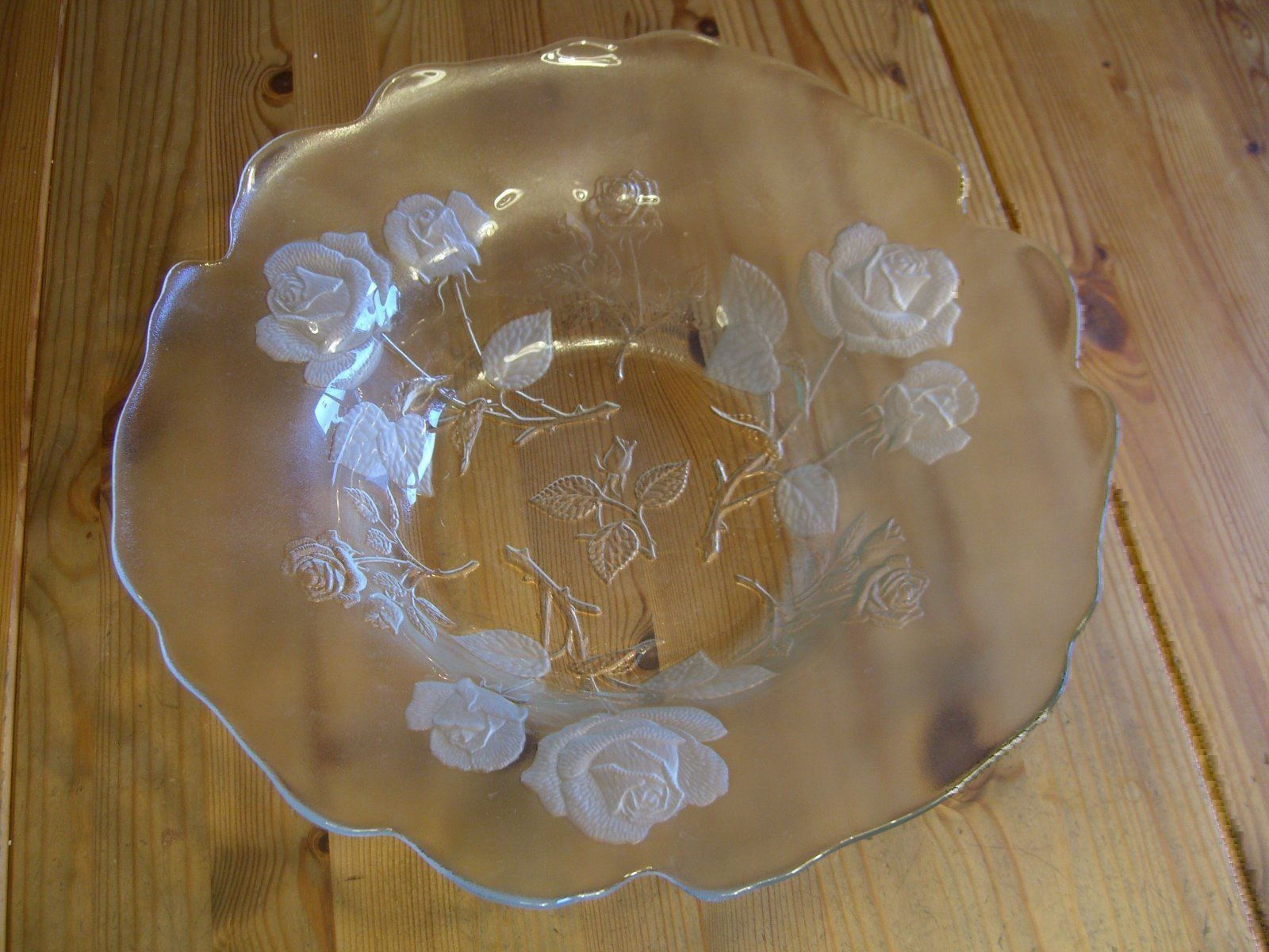 Schalen: wunderschöne, grosse Glasschale für Obst – Gebraucht aus Winterthur von Gaia 5