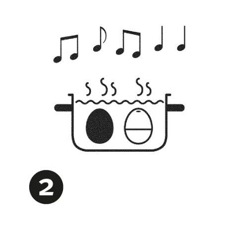 Elettrodomestici da cucina: Schwarz-weisses PiepEi Elvis - 260316 – Usato da Küssnacht am Rigi venduto da Good4Deckeli 4